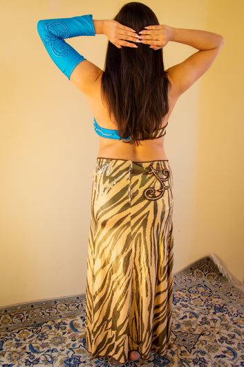 Versace of Cairo: Animal Print Bra and Skirt