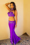 Versace of Cairo: Purple Bra and Skirt
