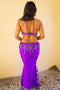 Versace of Cairo: Purple Bra and Skirt