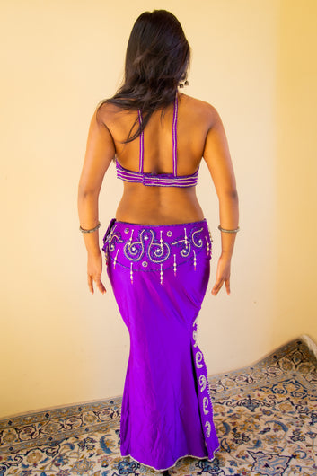 Versace of Cairo: Purple Bra and Skirt