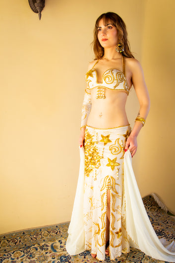 Versace of Cairo: White and Gold Stars