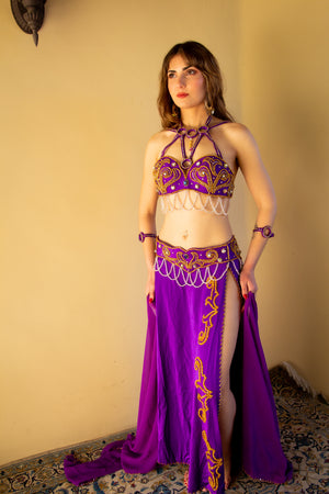 Versace of Cairo: Purple Power Bra and Belt