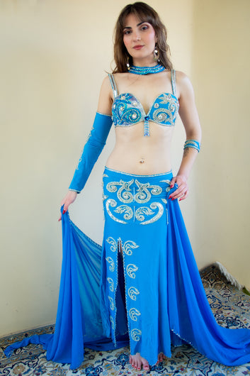 Versace of Cairo: Blue Paisley Princess