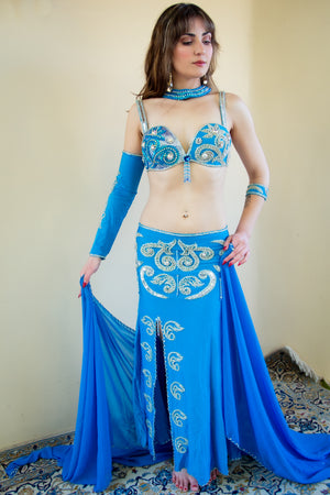 Versace of Cairo: Blue Paisley Princess