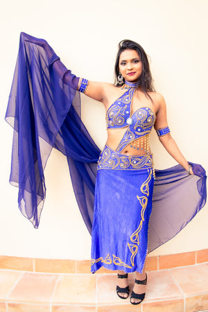 Versace of Cairo: Perfectly Periwinkle Bra and Skirt