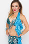 Osmani Blue Sequin Swirl