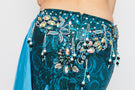 Osmani Blue Sequin Swirl