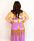 1940s Samia Gamal Style Costume - Lavendar & Gold