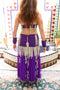 1940s Samia Gamal Style Purple