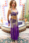 1940s Samia Gamal Style Purple