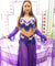 1940s Samia Gamal Style Costume - Purple