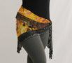 Triangle Fabric Beaded Sash