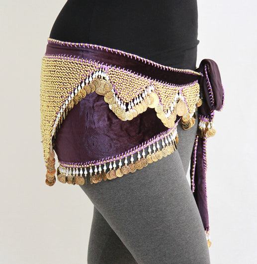 Hip Sash with Triangle Beading