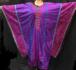 Embroidered Khaleegy Thobe- Purple