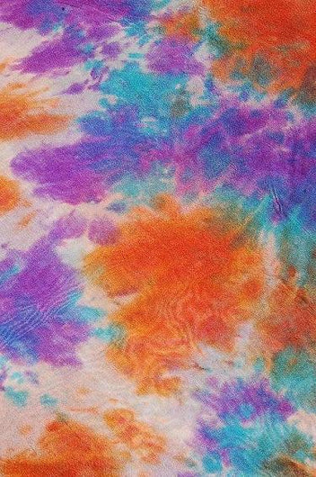 Tie Dye Silk Veil (multiple colors available)