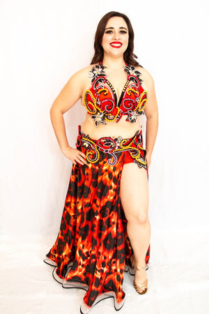 European Collection DinasmaDesigns Red Cheetah