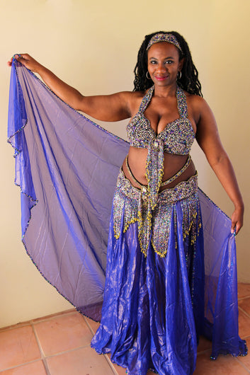 Blue Iridescent Abla Style Classic 1