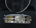 Wood Inlaid Tambourine
